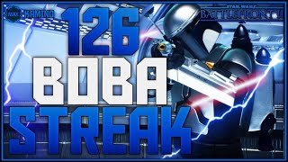 Battlefront-2 126 Max Level Boba Fett Killstreak/Gameplay (On Kamino)