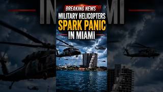 Why Military Helicopters Flew Over Miami #military #geopolitics #militarynews #shorts