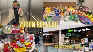 Arkadaslarla kahvalti keyfi! Alisverisdeki yenilikler! Erzak alisverisimiz!#viral #vlog #alışveriş