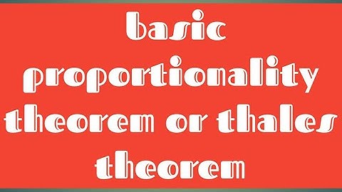 Similar triangles 10th maths basic proportionality theorem or thales theorem || sri pragna