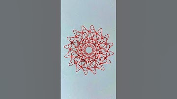 “Spirograph Allure: Simple Tool, Complex Designs” #art #asmr #drawing #shortvideo #relaxing #satisfy