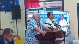 Saunoaga a le Ta'ita'i Tuilaepa Dr Sailele i le faalauiloaina o sui tauva  a le Hrpp   faigapalota.