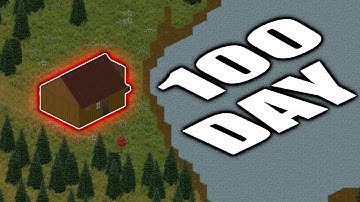 I Survived 100 DAYS On a ISLAND WILDERNESS In Project Zomboid