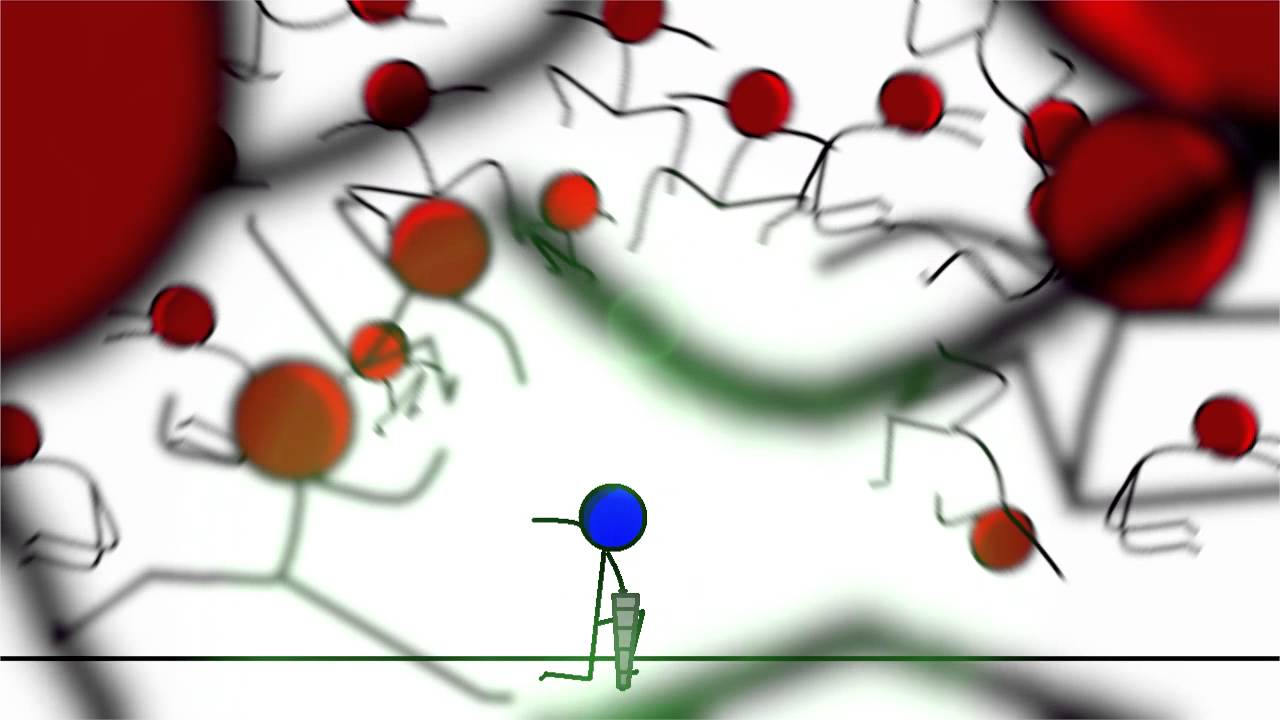 Red VS Blue - Epic Stickmen fighting