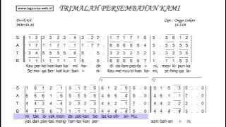 SATB Trimalah Persembahan Kami (Onggo Lukito) #lagumisa #lagumisakatolik #lagupersembahan