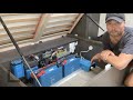 480 WATTS SOLAR, 300AH VICTRON LITHIUM BATTERY INSTALL IN OUR CARAVAN.