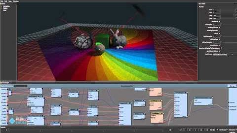 Fabric Engine. Custom raytracing setup. With textures.