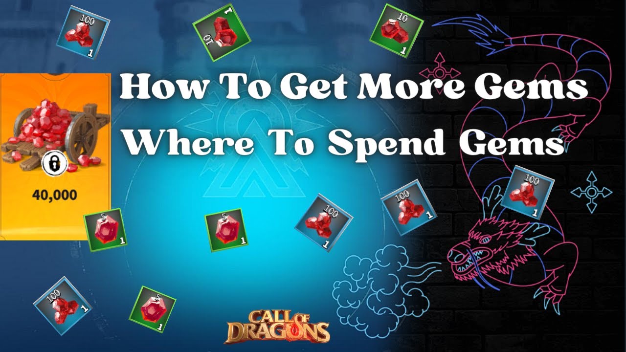 How To Collect Gems Call Of Dragons (All Tips And Tricks)