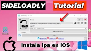 Instala IPA con Sideloadly de forma inalámbrica: Guía para Windows (2024)