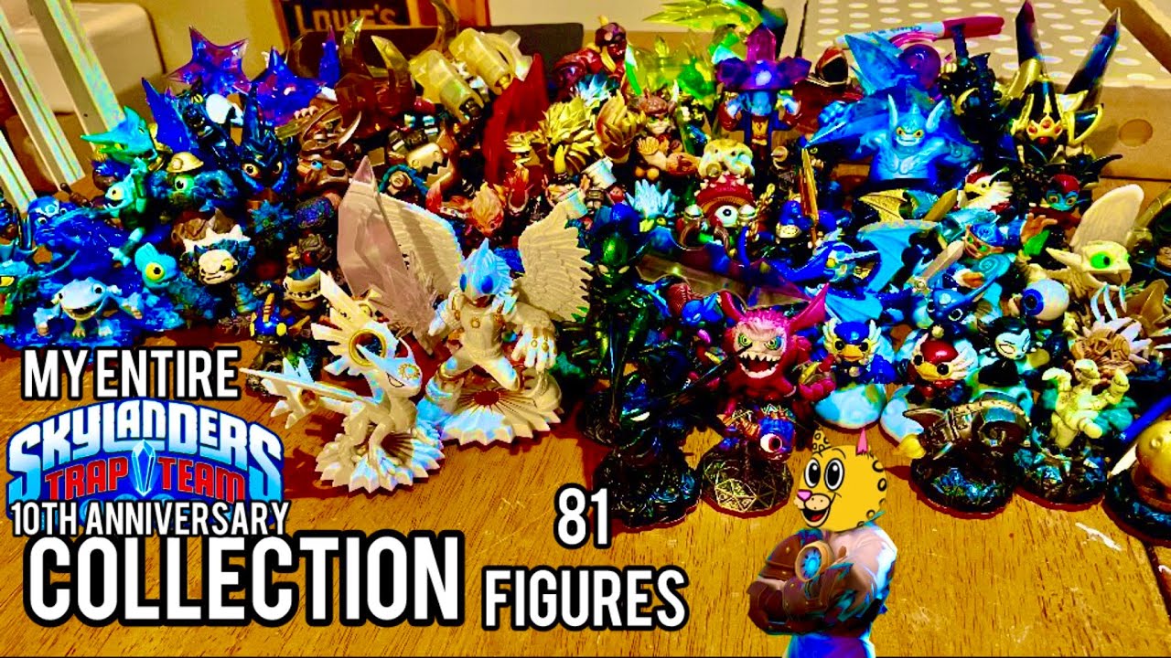 The Entire Trap Team Collection. Skylanders Trap Team 10th Anniversary