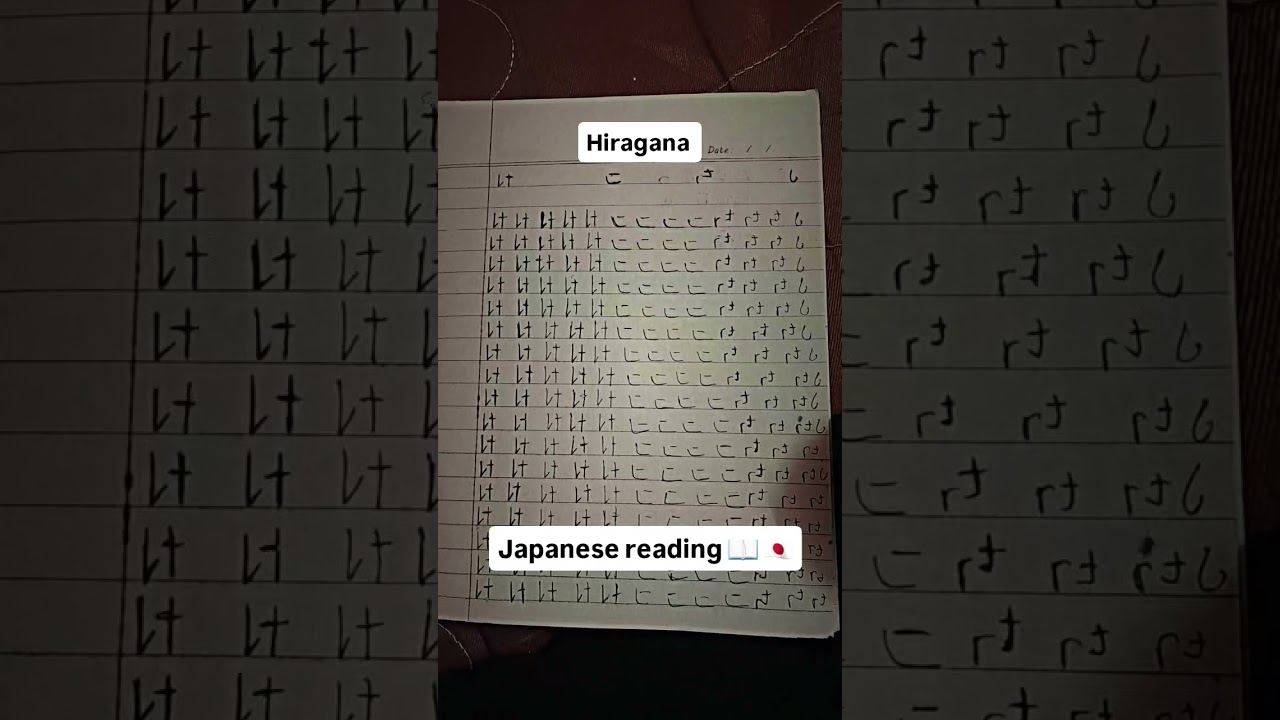 Japanese reading 📖 🇯🇵.. 