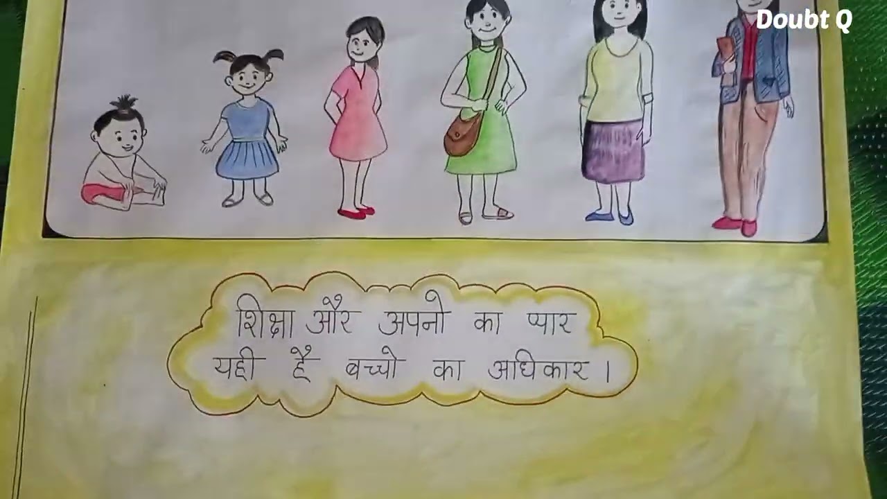 Bal vikas practical chart paper ll college project ideas 💡