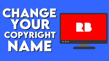 How To Change Your Copyright Name On RedBubble