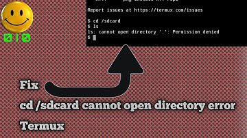 How to fix cd /sdcard cannot open directory  ஃpermission denied error || #srinivasan000