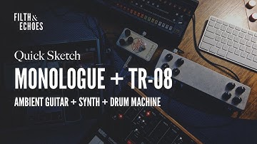 Korg Monologue Ambient with Roland TR-08