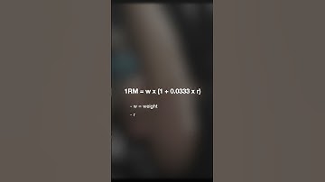 How to Predict your 1 Rep Max.. Using this one easy method