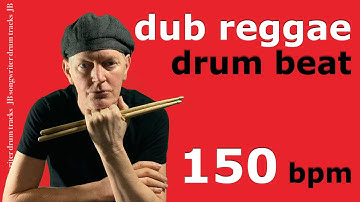 Dub Reggae Drum Beat Backing Track 150 bpm - JB Songwriter Beats - #29