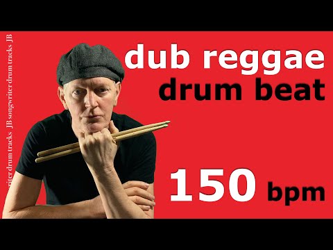 Dub Reggae Drum Beat Backing Track 150 bpm - JB Songwriter Beats - #29