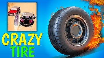 Crazy Tire Reach The Moon Gameplay Walkthrough Android Game