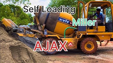 “Ajax 2000 Argo“ Self loading Concrete Mixer machine design || Construction videos on YouTube ||
