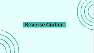 F3 | Asas Sains Komputer | Bab 2.1.3 (Reverse Cipher) | 12分钟带你轻松了解3种Reverse Cipher