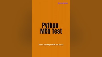 Python mcq questions | #viral #python #coding #trending #shorts #viralvideo #viral #ytviral
