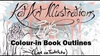 Katart Illustrations Inks Colour-In Book Outlines