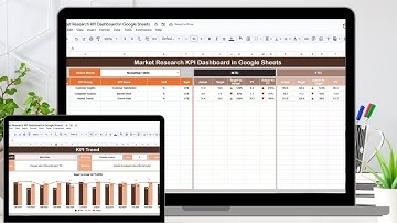 Market Research KPI Dashboard in Google Sheets