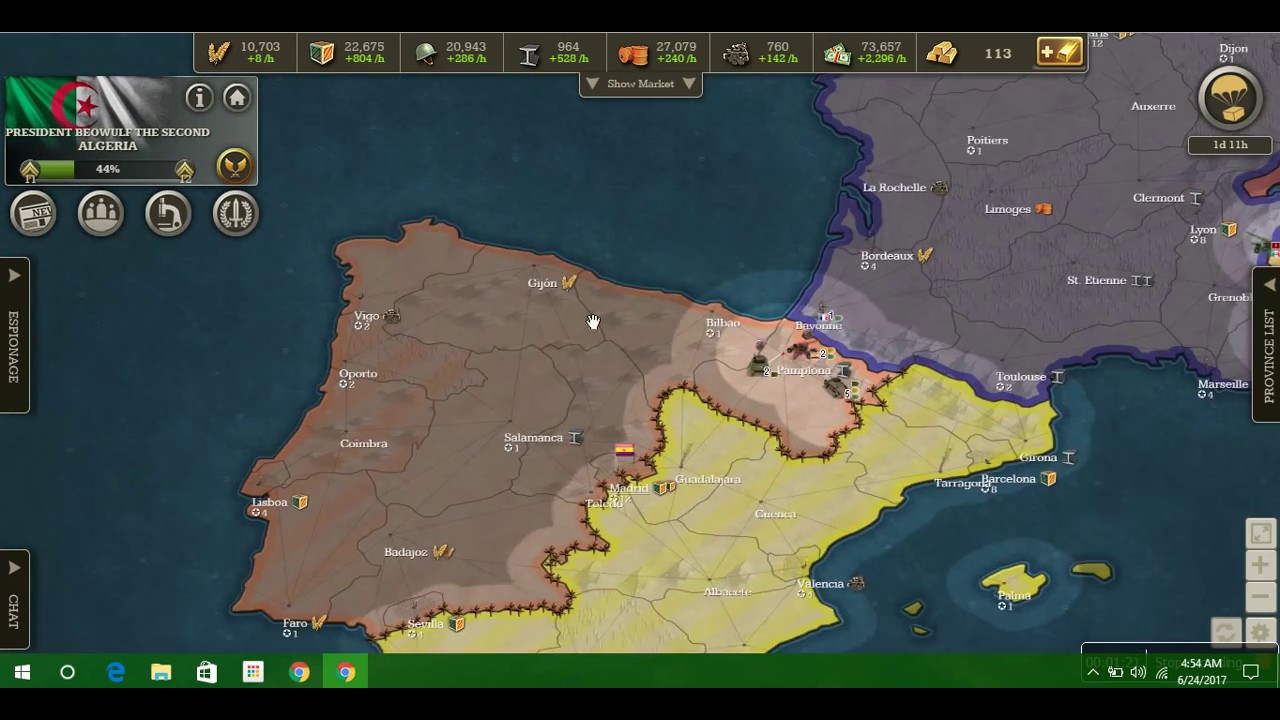 RIP Spain | Call of War - YouTube
