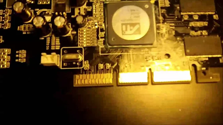 Restauration et installation d'une Diamond ATi Radeon 9250