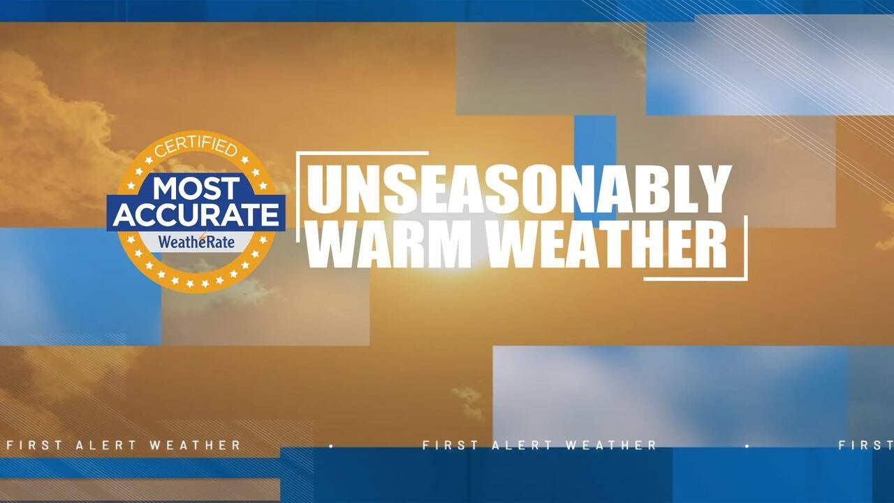 FIRST ALERT: Warm end to the week, watching weekend rain chance - YouTube