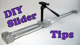 Camera Slider Tips for DIY Makers