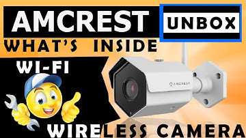 AMCREST camera - 4MP wi-fi outdoor bullet security poe ip camera installation. ip camera tutorial
