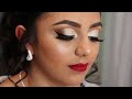 Quinceañera Glam 🌹 | Glitter Cut Crease ✨ | Makeup & Hair Tutorial  | Rosita Rodriguez