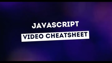 JavaScript video cheatsheet - how to transform arrays with .map()