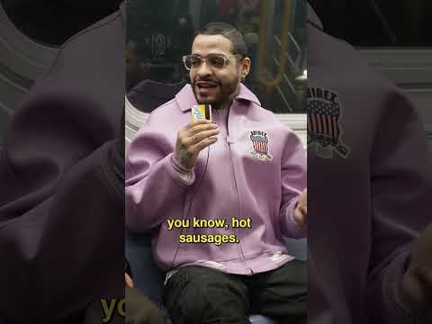 It's okay to eat food on the train, as long as it's not hot!! #nyc #train #manners #funny #interview