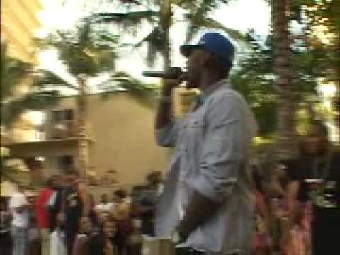 Myko Performance At Thomas Jones' Pro Bowl Pool Pa...