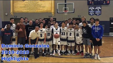 Dominic Gonzales 2019-2020 Highlights