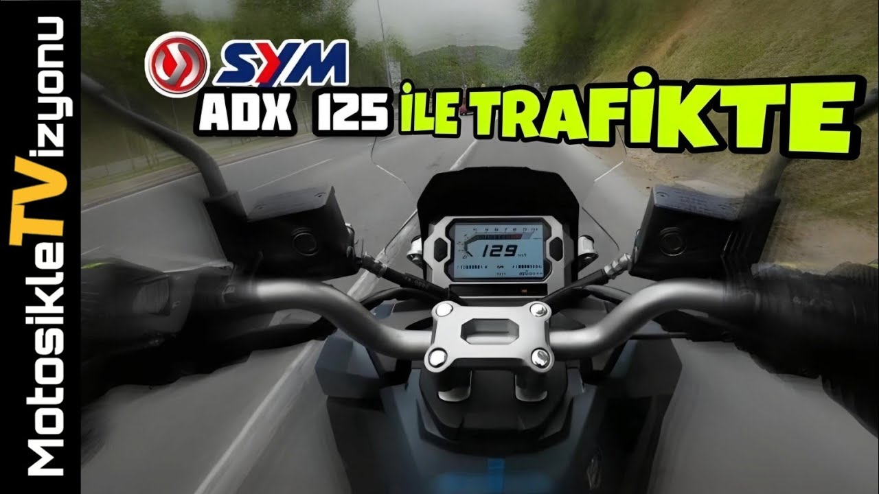 Sym Adx 125 Trafikte Neler Yapıyor? | Motosiklet Vizyonu