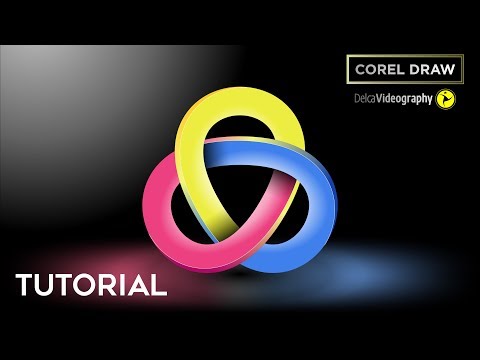 3D GEOMETRIC LOGO tutorial in Corel Draw | DelcaVideography