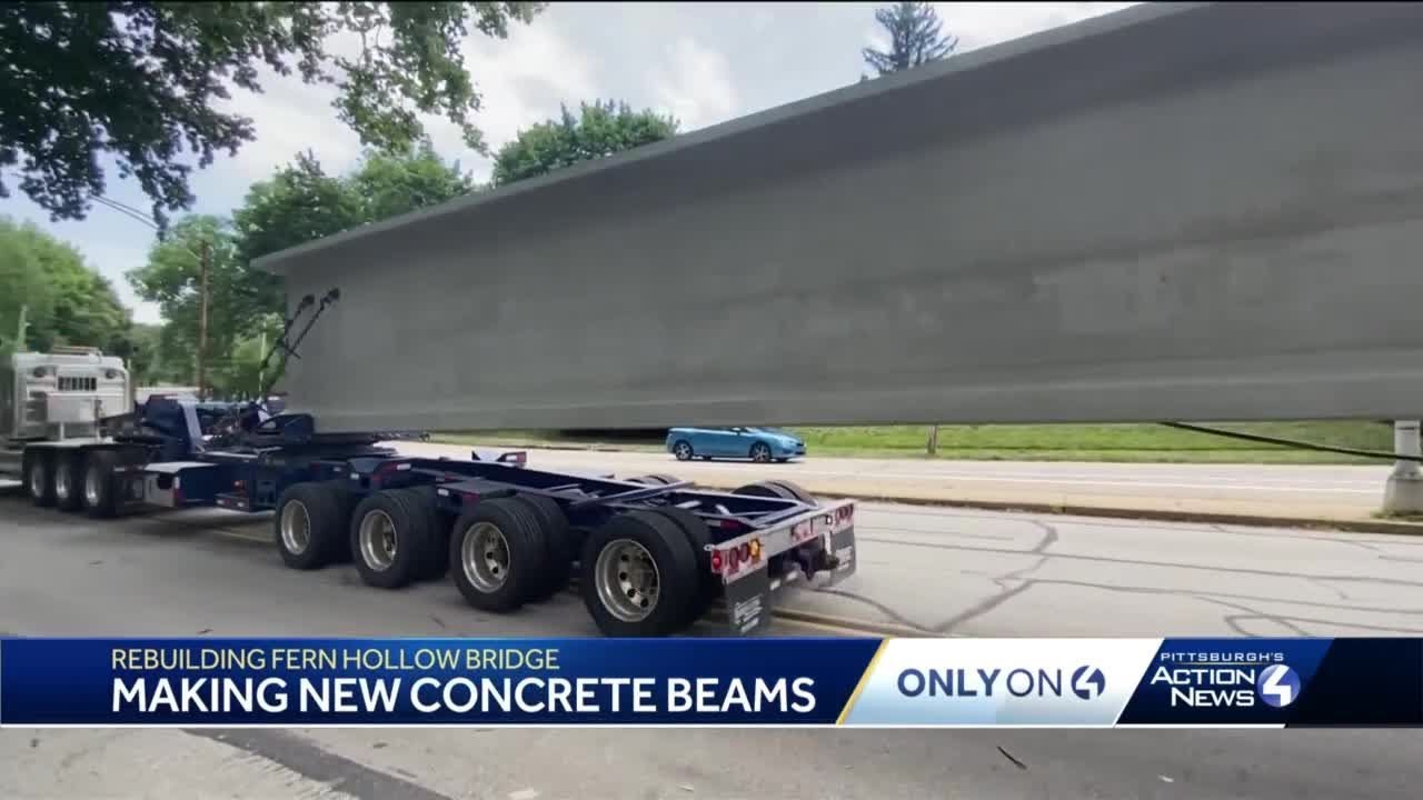 Pa. plant making beams for Fern Hollow Bridge in Pittsburgh