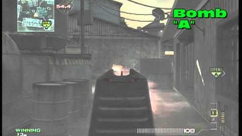 MW3 - Carbon Throwing Knife Spots (Search And Destroy)