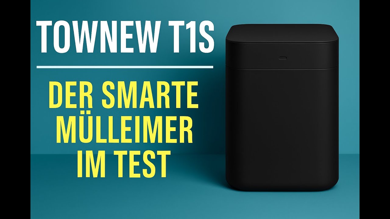 TOWNEW T Air One Intelligenter Mülleimer – Automatisch Mit Selbstdichtung, 10 Liter, Bewegungssensor