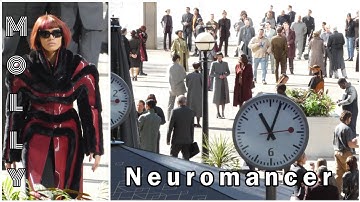 Briana Middleton Filming Neuromancer for Apple TV