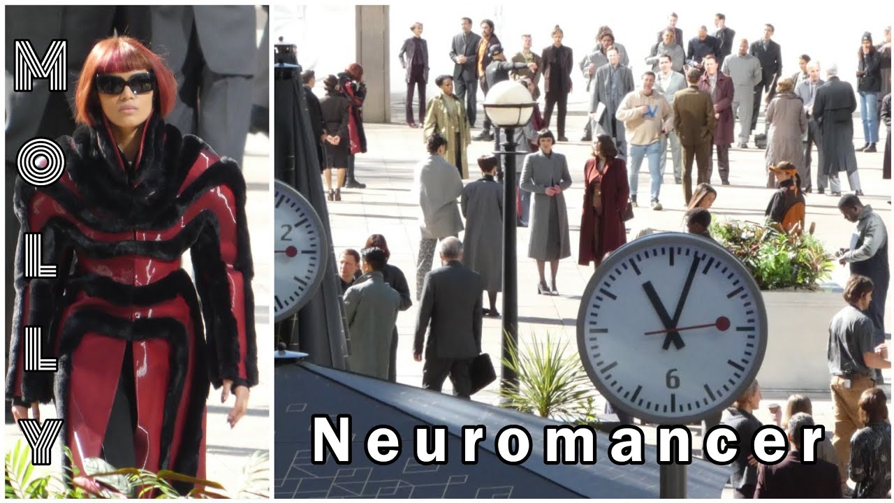 Briana Middleton Filming Neuromancer for Apple TV