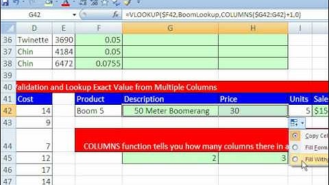 Highline Excel Class 07: VLOOKUP function formula 7 Examples