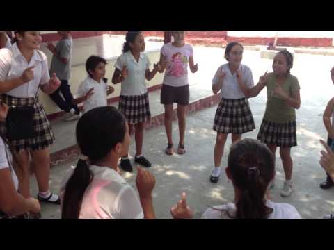 Melissa and Emily - Tickle game in playground