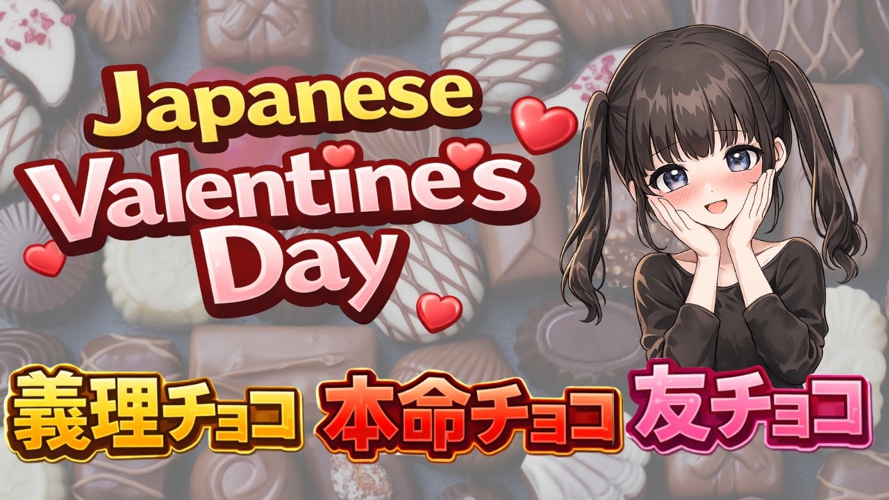 【Learn Japanese Podcast】日本のバレンタイン文化