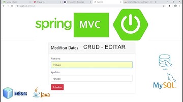 CRUD en Java con SPRING MVC y MYSQL - PARTE 03