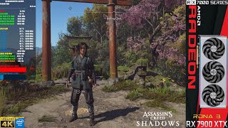 Assassins Creed Shadows, Ultra High Preset, Ray Tracing, FSR 4K |RX 7900 XTX| i9 14900KS